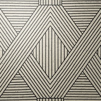 Marquise Black Pearl Modern Intersecting Geometric