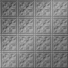 Maze Ceiling Brushed Aluminum