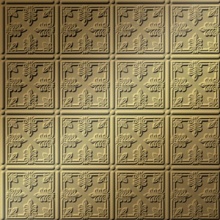 Maze Ceiling Metallic Gold