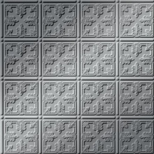 Maze Ceiling Metallic Silver