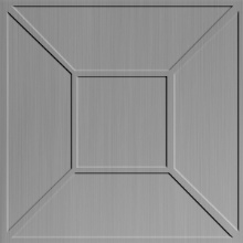 Montserrat Ceiling Brushed Aluminum