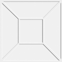 Montserrat Ceiling Matte White