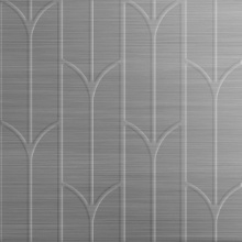 New Deco Dimension Wall Brushed Aluminum