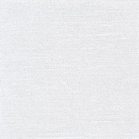Parker White Faux Linen Wallcovering