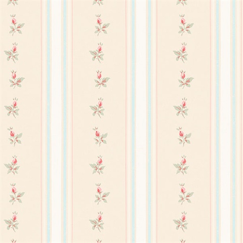 Powered Rosebud Stripes