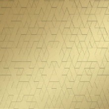 Press Play Dimension Wall Metallic Gold