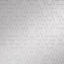 Press Play Dimension Wall Metallic Silver