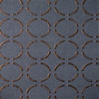 Ringolin Navy Textile Wallcovering