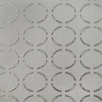 Ringolin Silver & Pewter Textile Wallcovering
