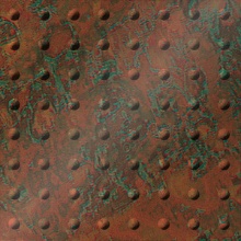 Rivet Ceiling Copper Patina