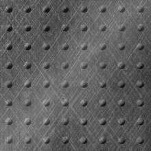 Rivet Ceiling Etched Silver