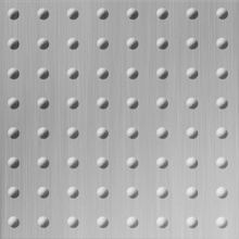 Rivet Dimension Wall Brushed Aluminum