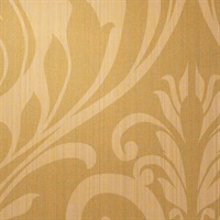 Rock 'N' Scroll Tan Halen Damask