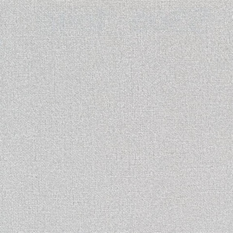 Rollins Light Grey Faux Linen Wallcovering