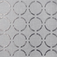 Roscommon Silver Textile Wallcovering