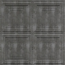 Sandcastle Ceiling Etched Silver