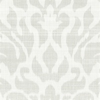 Shadow Damask Ethereal White