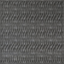 Sierra Vertical Dimension Wall Etched Silver