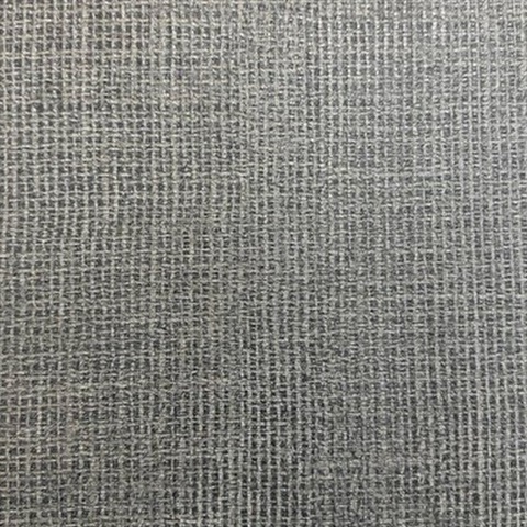 Silver and Grey Thick Basketweave Commercial Wallcovering