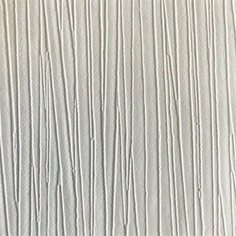 Solid White Vertical Stria Textured Commercial Wallcovering