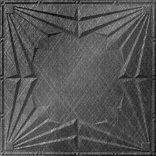 Spotlight Ceiling Etched Silver