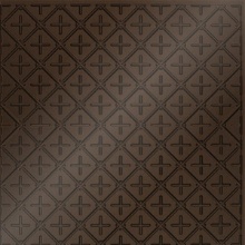 Square Button Ceiling Bronze