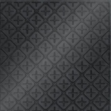 Square Button Ceiling Galvanized