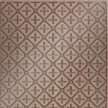 Square Button Ceiling Light Oak