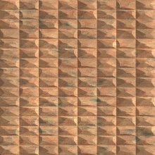 Square Dimension Wall Aged Copper