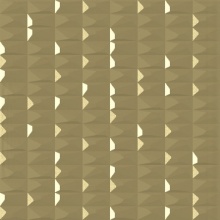 Square Dimension Wall Metallic Gold