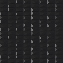 Square Dimension Wall Polished Ebony