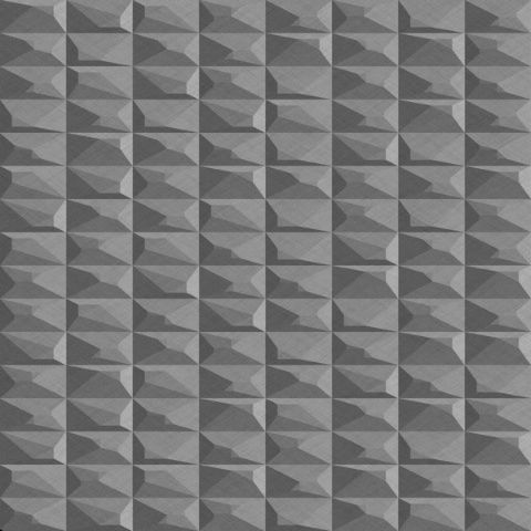 Square Dimension Wall Silver Crosshatch