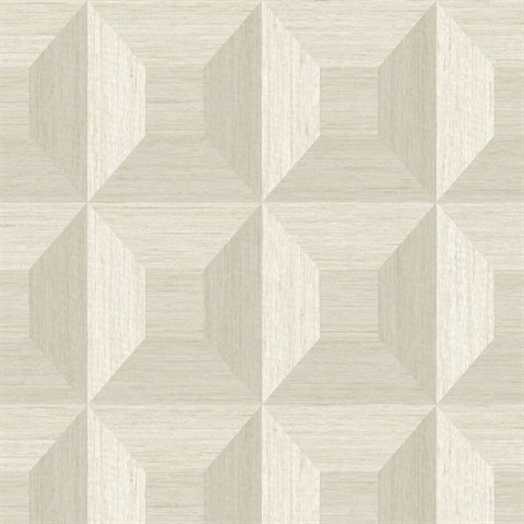Squared Away Sand Dollar Cool Neutral Geometric Square