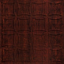 Starburst Ceiling Burgundy Grain