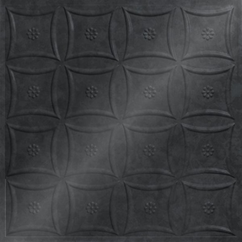 Starburst Ceiling Galvanized