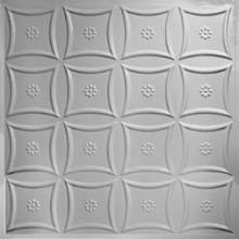 Starburst Ceiling Metallic Silver