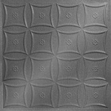 Starburst Ceiling Silver