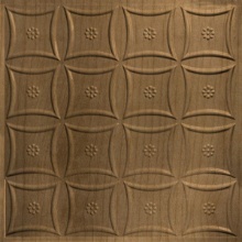 Starburst Ceiling Stained Ash