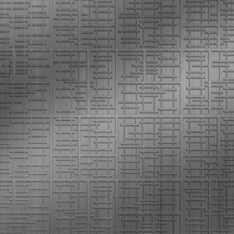 Techno Dimension Wall Brushed Stainless