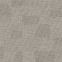 Thelonious Dark Beige Checked Large Plaid Linen Wallcovering