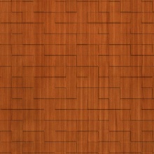 Too Hip to Be Square Dimension Wall Pearwood
