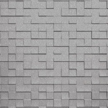 Too Hip to Be Square Dimension Wall Silver