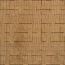 Too Hip to Be Square Dimension Wall Stained Ash