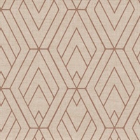 Trielle Geometric Diamond Marquise Wheat