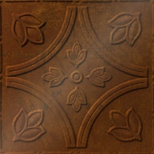 Tulip Fields Ceiling Aged Gold