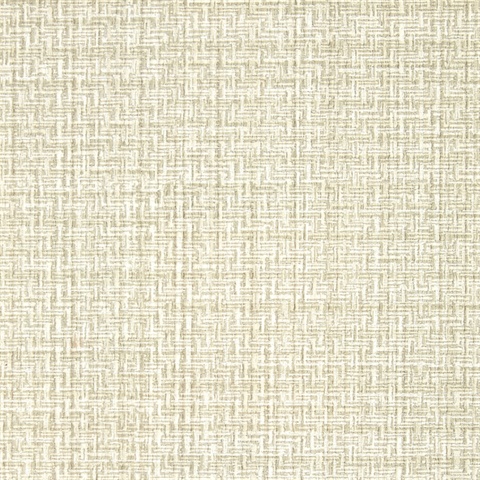 Beige Basketweave Commercial Wallpaper