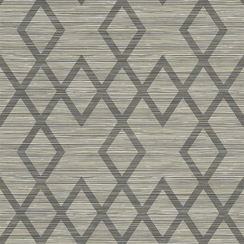 Vana Grey Woven Diamond