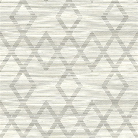 Vana Light Grey Woven Diamond