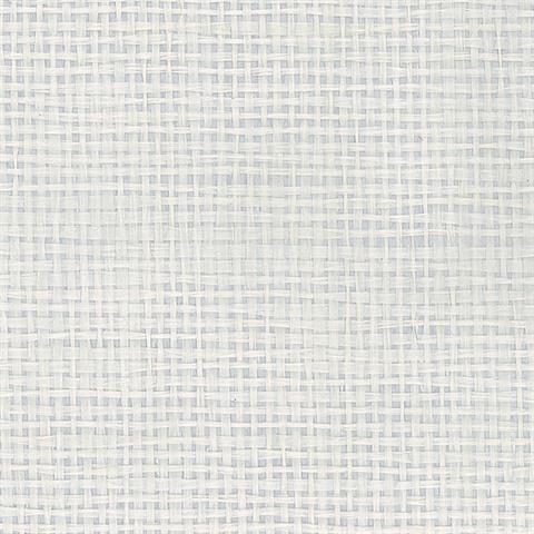 White Basketweave Grasscloth