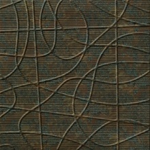 Wired Dimension Wall Copper Patina